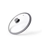 Крышка ARCADES 20 см с "мраморным" ободком, цвет СЕРЫЙ (стекло)