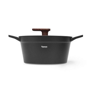 Кастрюля FILOMENA 24x12см / 3,9л со стеклянной крышкой (алюминий)