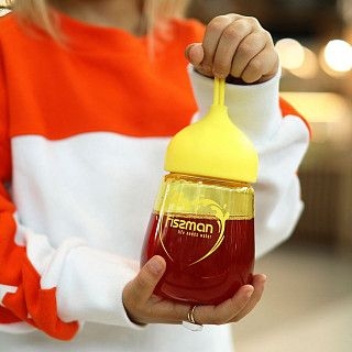 Бутылка для воды 350 мл (пластик)