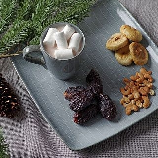 Тарелка квадратная JOLI керамическая 26,5см