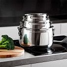 Кастрюля IRON ELEGANCE 16х10 см / 1,85 л со стеклянной крышкой (нер