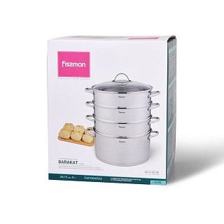 Пароварка для мантов BARAKAT 30x15 см (нерж. сталь)