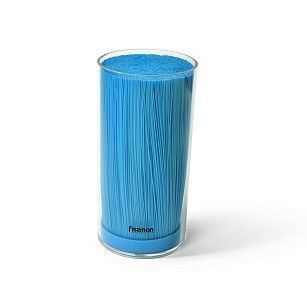 Подставка для кухонных ножей и ножниц 11x22 см ГОЛУБАЯ