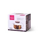 Заварочный чайник 800 мл со стальным фильтром (жаропрочное стекло)