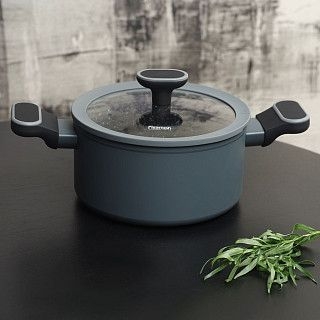 Кастрюля индукционная 20 см / 3 л Laura