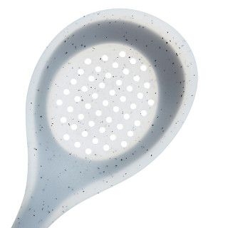 Ложка сервировочная с отверстиями силиконовая MAURIS GREY 34см