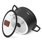 Кастрюля FILOMENA 24x12см / 3,9л со стеклянной крышкой (алюминий)