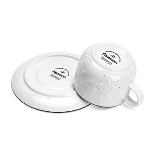 Чашка ART DECO 120мл с блюдцем (фарфор)