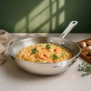 Сковорода 28x6,5см без крышки (нерж.сталь)