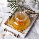 Заварочный чайник 1000 мл со стальным фильтром (жаропрочное стекло)