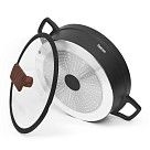 Сотейник FILOMENA  28x7,5см / 3,5л со стеклянной крышкой (алюминий