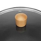 Кастрюля SEAGREEN 24x11см / 4л. со стеклянной крышкой (эмалированны