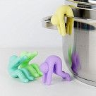 Держатель для крышки в форме человека 5x4 см (силикон)