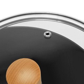 Кастрюля SEAGREEN 28x12см / 6л. со стеклянной крышкой (эмалированны