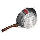 Сковорода для жарки CAPELLA 28x5,5см (алюминий)