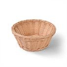 Плетеная корзинка круглая 21x8 см (пластик)