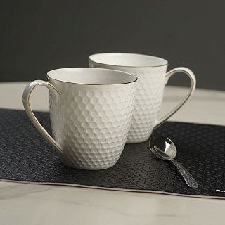 Набор кружек 400 мл / 2 шт (костяной фарфор) Noemi