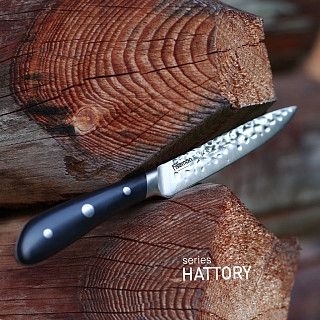 Нож HATTORI Универсальный 13см hammered (420J2 сталь)