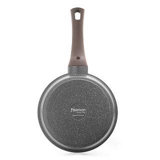 Сковорода для жарки UNIQUE PRO 24x6,4см со стеклянной крышкой (алю