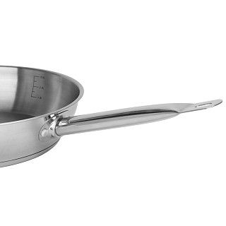 Сковорода 28x6,5см без крышки (нерж.сталь)