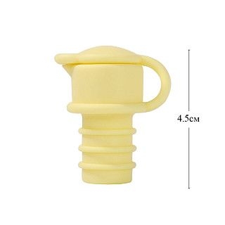 Пробка для бутылки с крышкой (силикон)