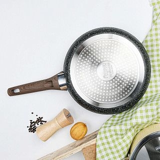 Сковорода для жарки GRANDEE STONE 28x6,0 см (алюминий)