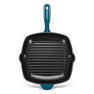 Сковорода-гриль 27x5,0см квадратная с вспомогательной ручкой (эмали