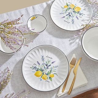 Набор из 2 тарелок PROVENCE 26 см (фарфор)