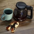 Заварочный чайник стеклянный 2л со стальным фильтром