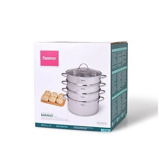 Пароварка для мантов BARAKAT 28x12 см (нерж. сталь)