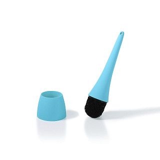 Ершик для мытья посуды в подставке 20x6 см (пластик)