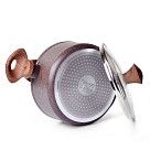 Кастрюля MAGIC BROWN 24x10,9 см / 4,7 л с крышкой (алюминий)