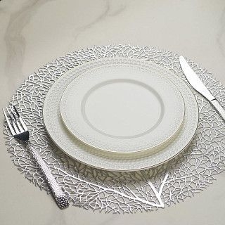 Тарелки 20 см / 2 шт (костяной фарфор) Noemi