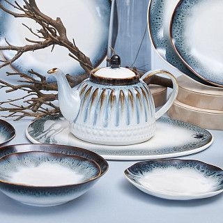 Заварочный чайник GALACTICA 1100 мл (фарфор)