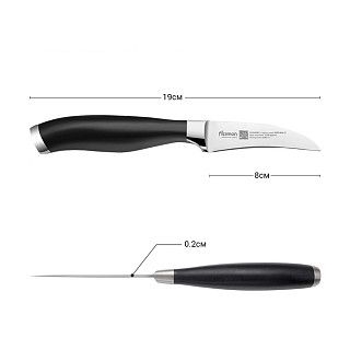 Нож для чистки овощей "коготок" ELEGANCE 8 см (X50CrMoV15 сталь)