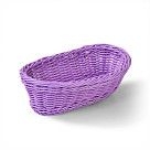 Плетеная корзинка овальная 23x12x8 см (пластик)