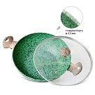 Вок MALACHITE 30x9 см с крышкой (алюминий)