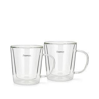 Набор кружек с двойными стенками BORGIA 320мл / 2шт