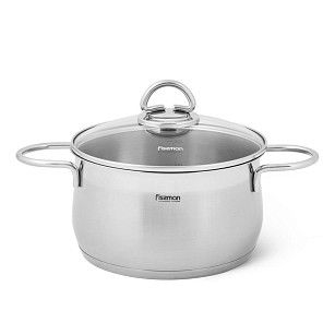 Кастрюля MONICA 20x11.5 см / 3.6 л со стеклянной крышкой