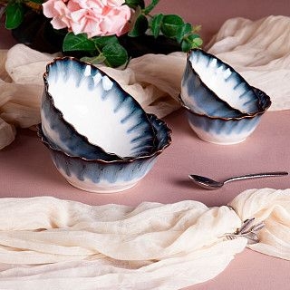 Набор из 2 мисок GALACTIC WAVES 16см (фарфор)