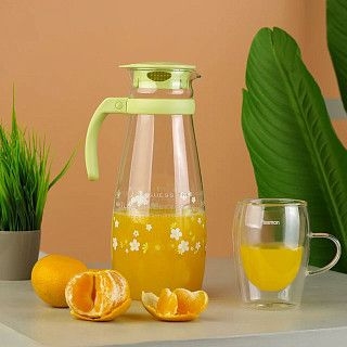 Стеклянный кувшин с фильтром 1,3л