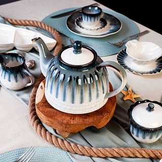 Заварочный чайник GALACTICA 1100 мл (фарфор)