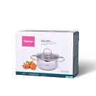 Кастрюля CALLISTO 18x8.5 см / 1,9 л с крышкой (нерж. сталь)