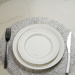 Тарелки 20 см / 2 шт (костяной фарфор) Noemi