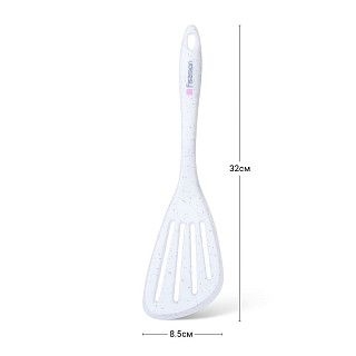 Лопатка с прорезями BIANCA 32см (нейлон + силикон)