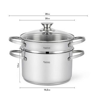 Кастрюля с пароваркой 20 см / 3,6 л Willow