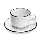 Чашка ART DECO 120мл с блюдцем (фарфор)