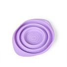 Складной дуршлаг 15x9 см, цвет ЛИЛОВЫЙ (силикон)