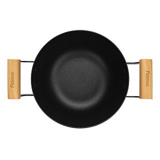 Кастрюля SEAGREEN 24x11см / 4л. со стеклянной крышкой (эмалированны