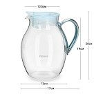 Кувшин для холодных и горячих напитков стекло 1,8л